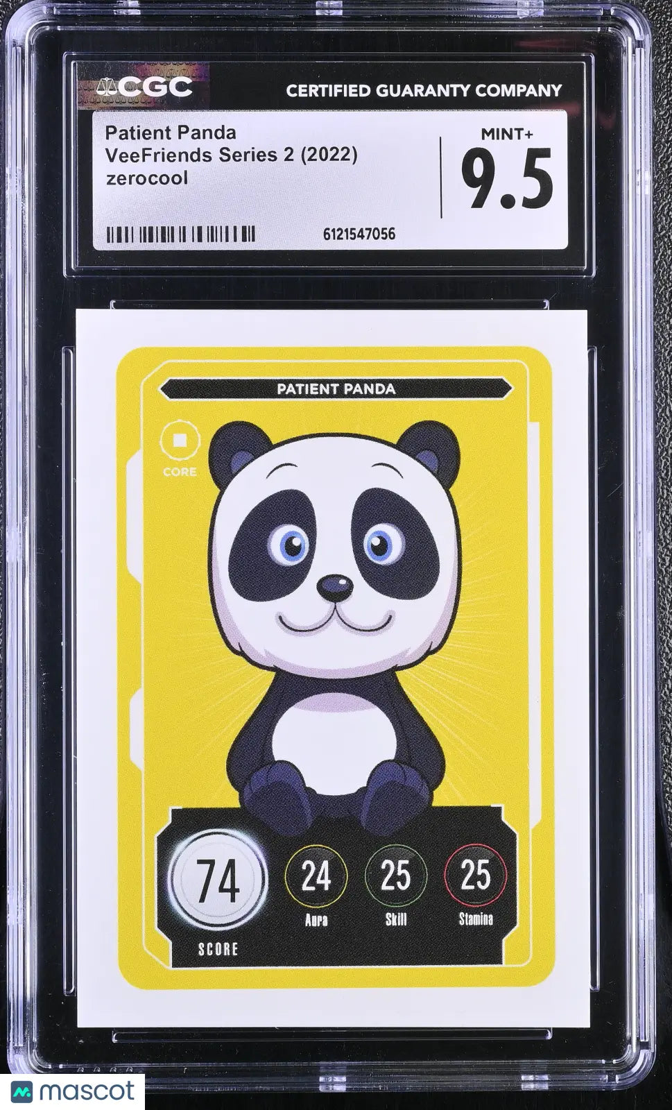 2022 Zerocool Veefriends Series 2 Patient Panda CGC 9.5 