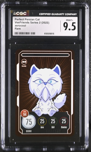 2022 Zerocool Veefriends Series 2 Perfect Persian Cat Rare CGC 9.5 /500 