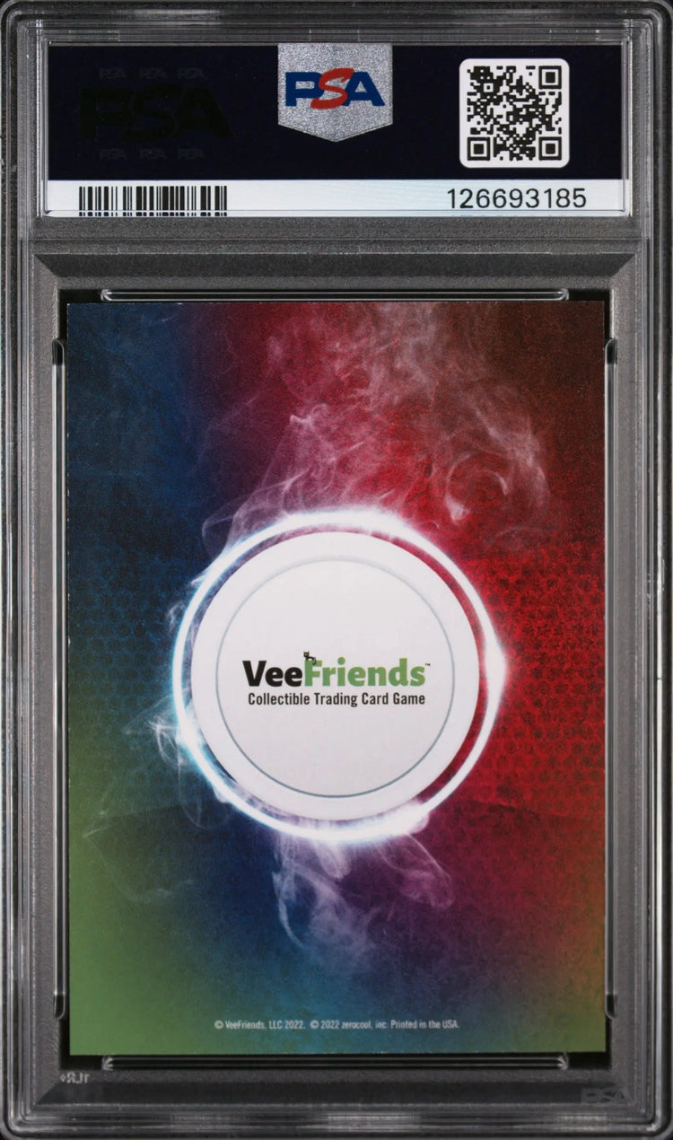 2022 Zerocool Veefriends Series 2 Reflective Rhinoceros Series 2 Rare /100 PSA 9 