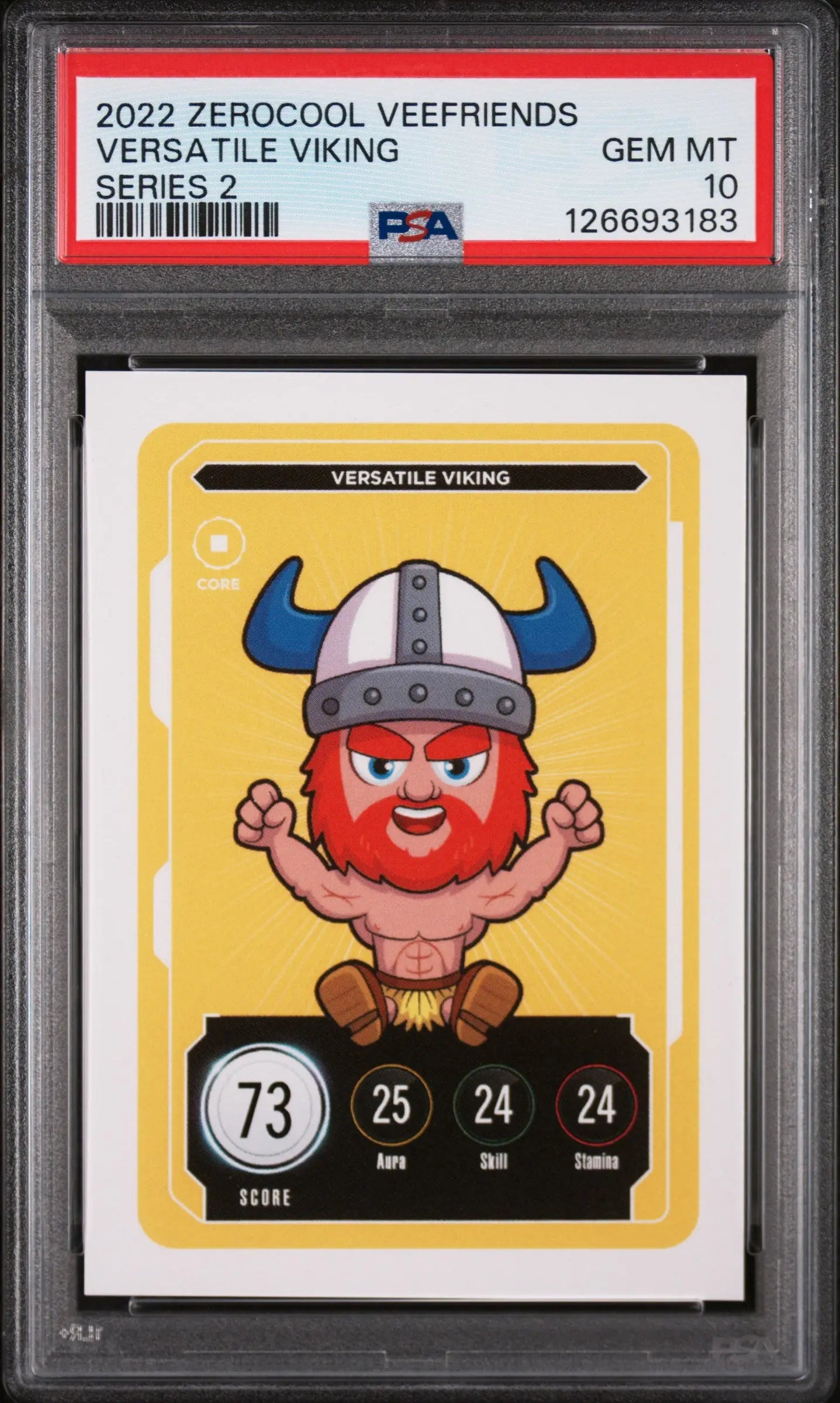 2022 Zerocool Veefriends Series 2 Versatile Viking PSA 10 
