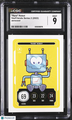 2022 Zerocool Veefriends Series 2 "Rare" Robot CGC 9 