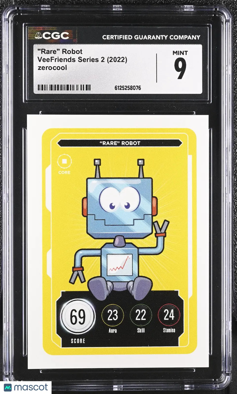 2022 Zerocool Veefriends Series 2 "Rare" Robot CGC 9 