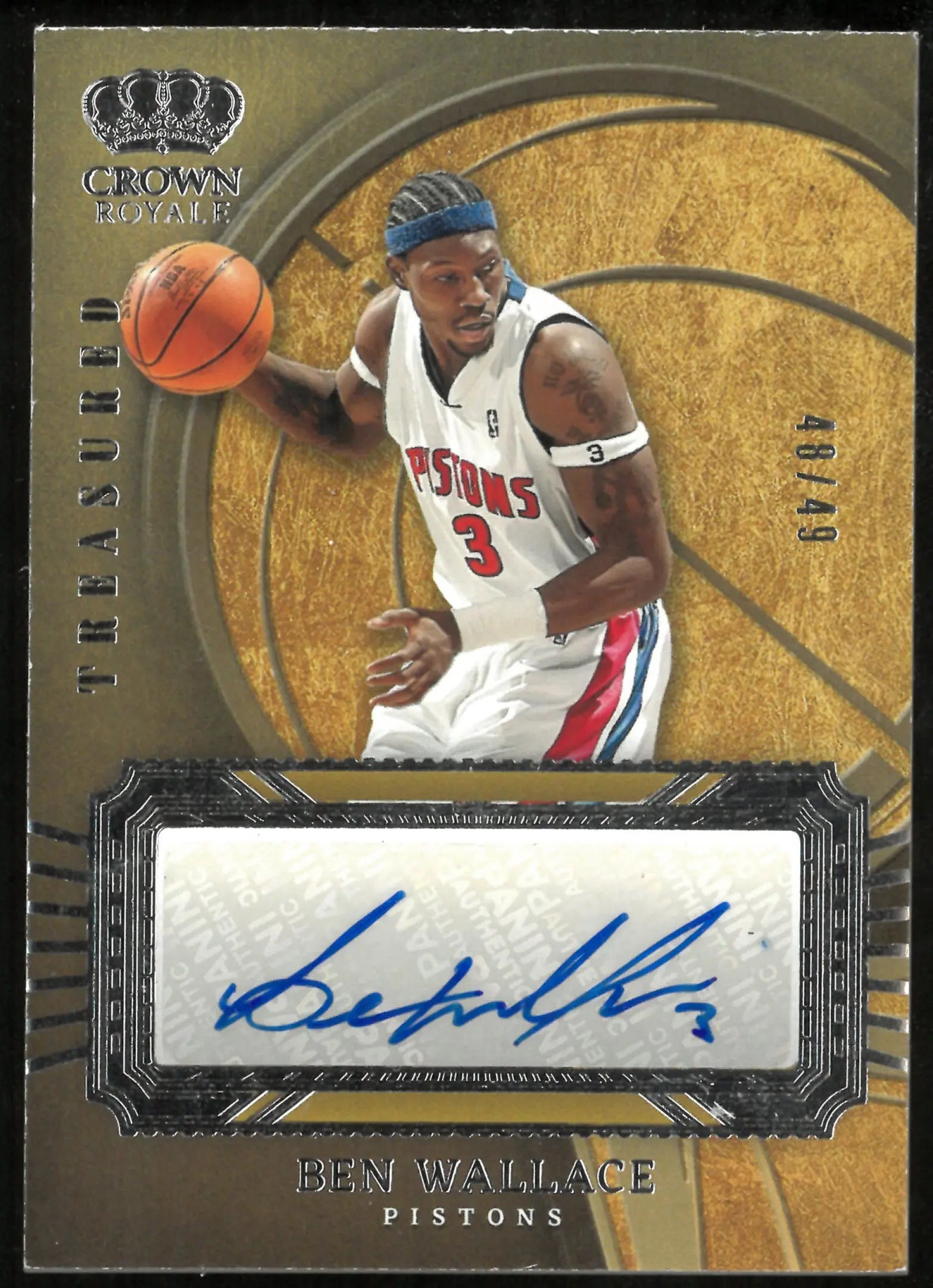 2023-24 Panini Crown Royale Treasured Auto Ben Wallace /49 