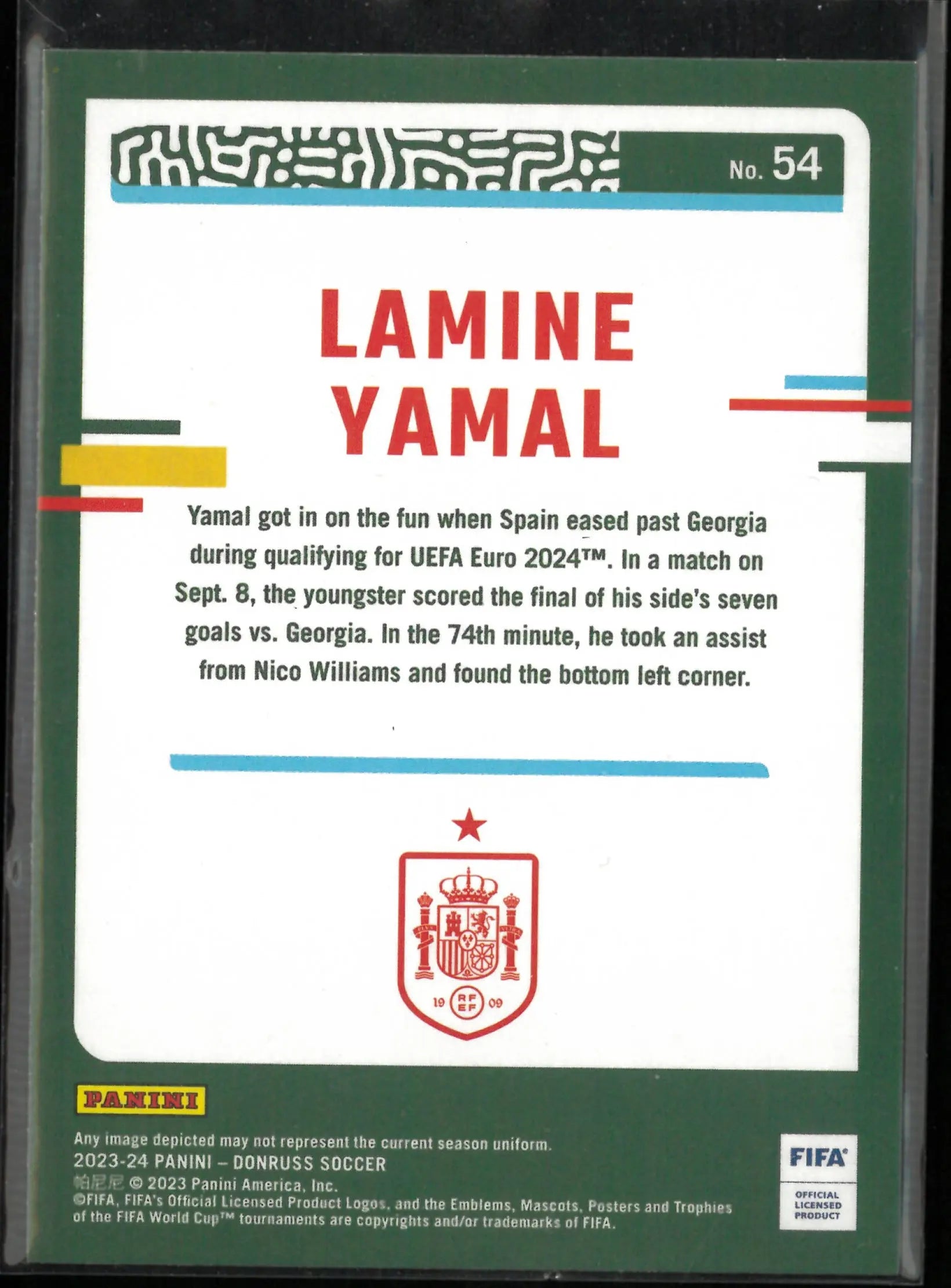 2023-24 Panini Donruss Rookie Lamine Yamal Cubic RC 