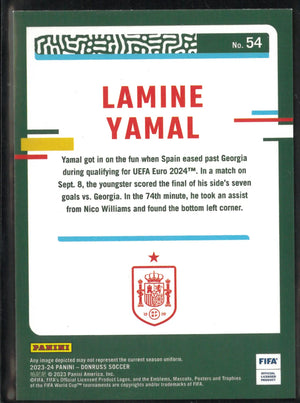 2023-24 Panini Donruss Rookie Lamine Yamal Diamond RC 