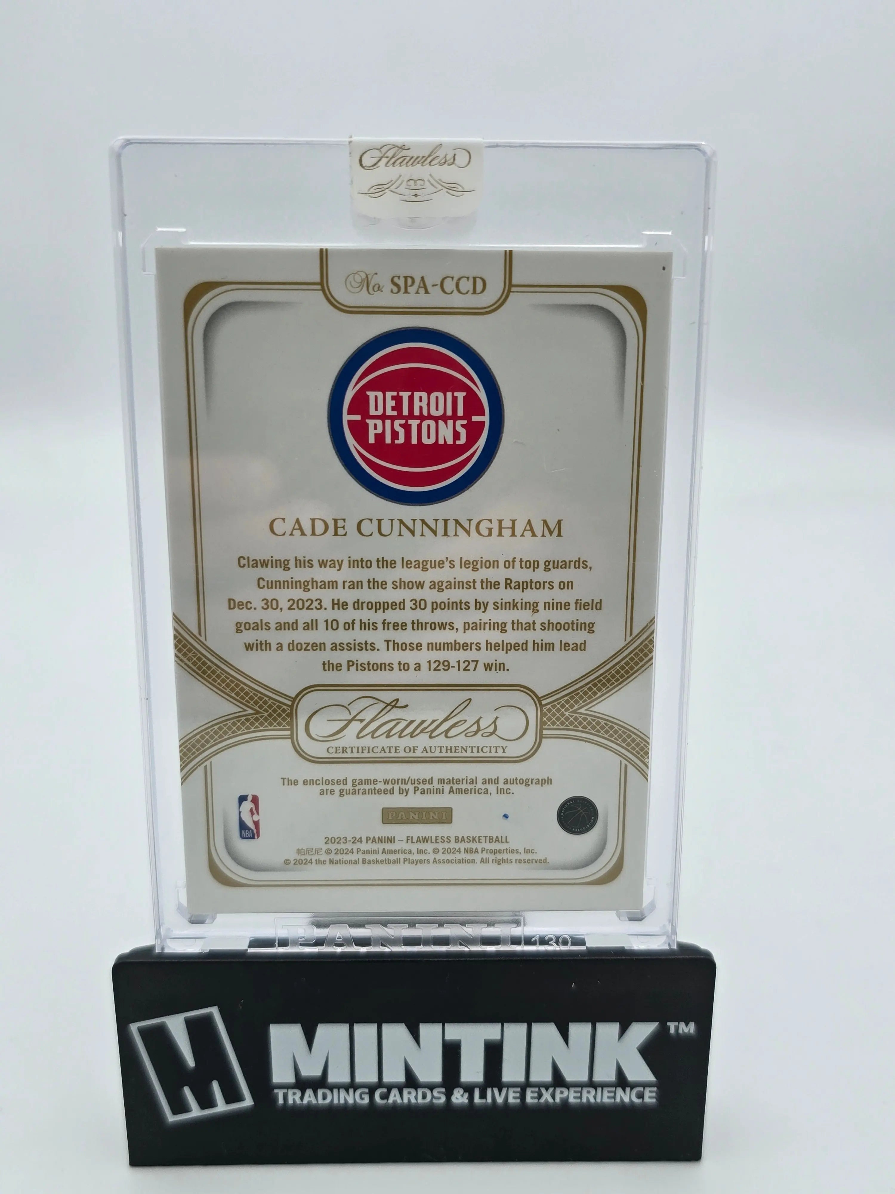 その他 cade cunningham RC patch auto 1枚Panini Cade Cunningham rc rpa auto 1/1 Cade Cunningham RC