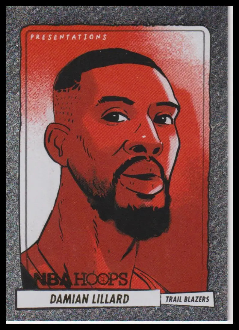 2023-24 Panini Hoops Damian Lillard Presentations 