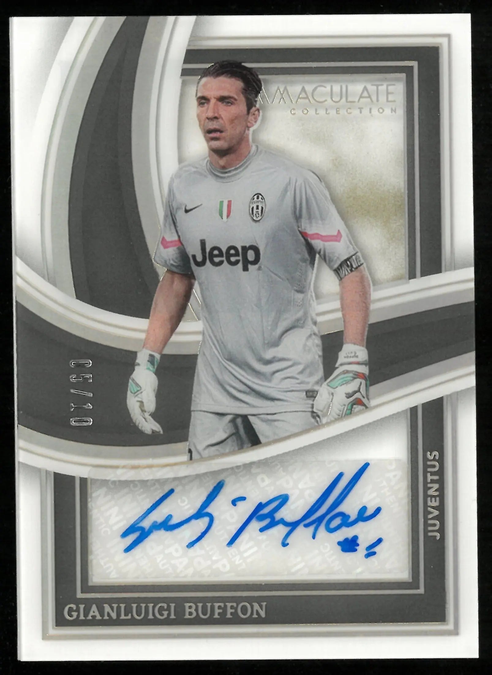 2023-24 Panini Immaculate Collection Shadowbox Signatures Gianluigi Buffon /10 