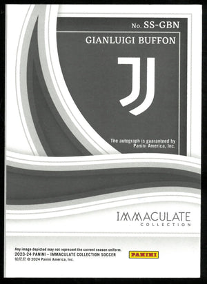 2023-24 Panini Immaculate Collection Shadowbox Signatures Gianluigi Buffon /10 
