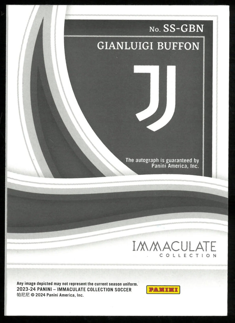2023-24 Panini Immaculate Collection Shadowbox Signatures Gianluigi Buffon /10 
