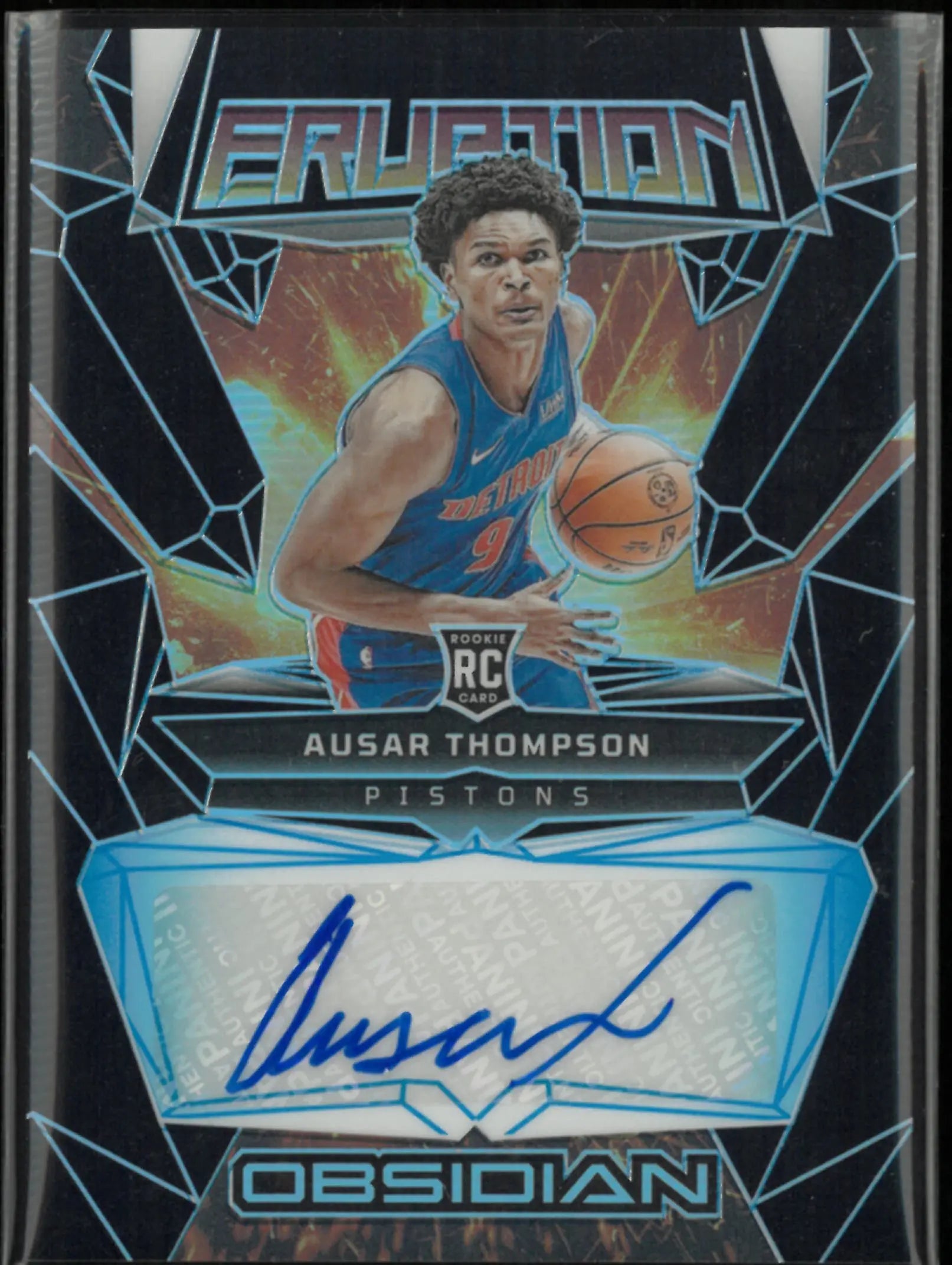2023-24 Panini Obsidian Eruption Rookie Autograph Ausar Thompson Auto RC /30 