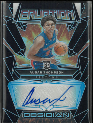 2023-24 Panini Obsidian Eruption Rookie Autograph Ausar Thompson Auto RC /30 