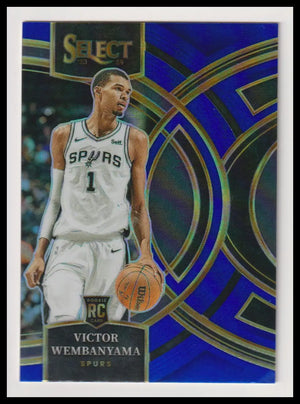 2023-24 Panini Select Rookie Victor Wembanyama Blue RC 