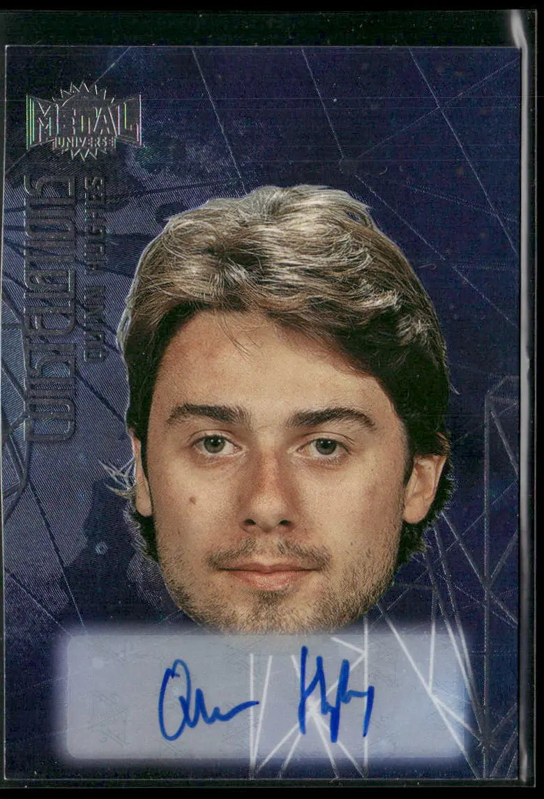 2023-24 Skybox Metal Universe Hockey Constellations Auto Quinn Hughes 