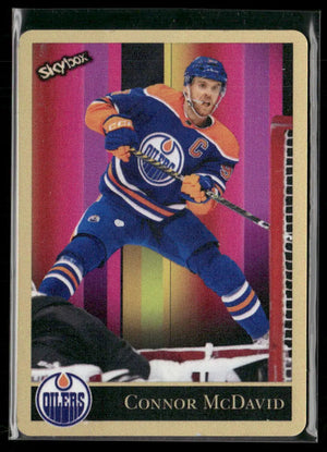 2023-24 Skybox Metal Universe Hockey Metal Retro Connor McDavid 
