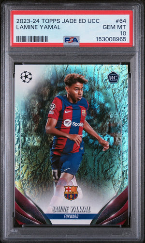 2023-24 Topps Jade Edition UCC Rookie Lamine Yamal RC PSA 10 