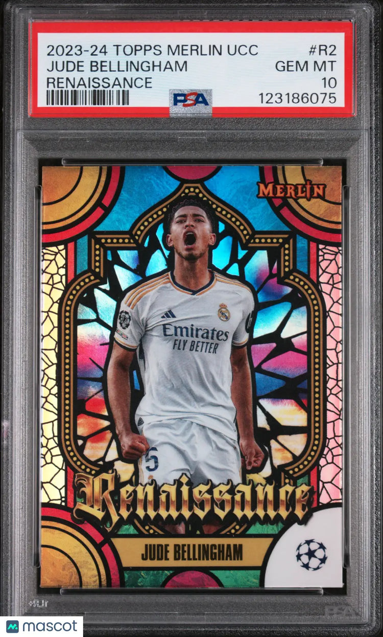 2023-24 Topps Merlin UEFA Club Competitions Renaissance Jude Bellingham PSA 10 