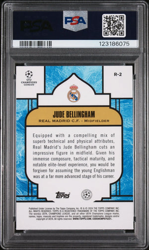 2023-24 Topps Merlin UEFA Club Competitions Renaissance Jude Bellingham PSA 10 