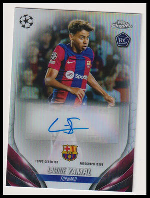 2023-24 Topps UCC Autograph Rookie Lamine Yamal Auto RC 