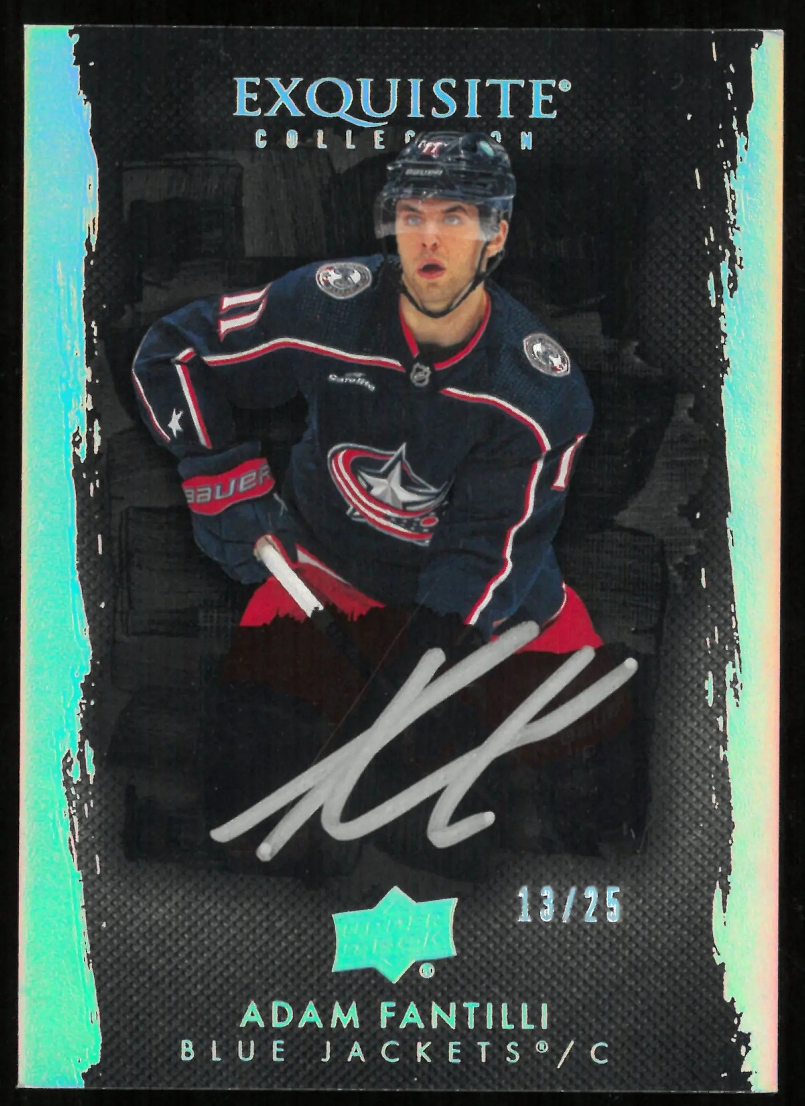 2023-24 UD Exquisite  Hockey Adam Fantilli RC Rookie Auto /25 