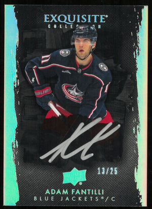 2023-24 UD Exquisite  Hockey Adam Fantilli RC Rookie Auto /25 