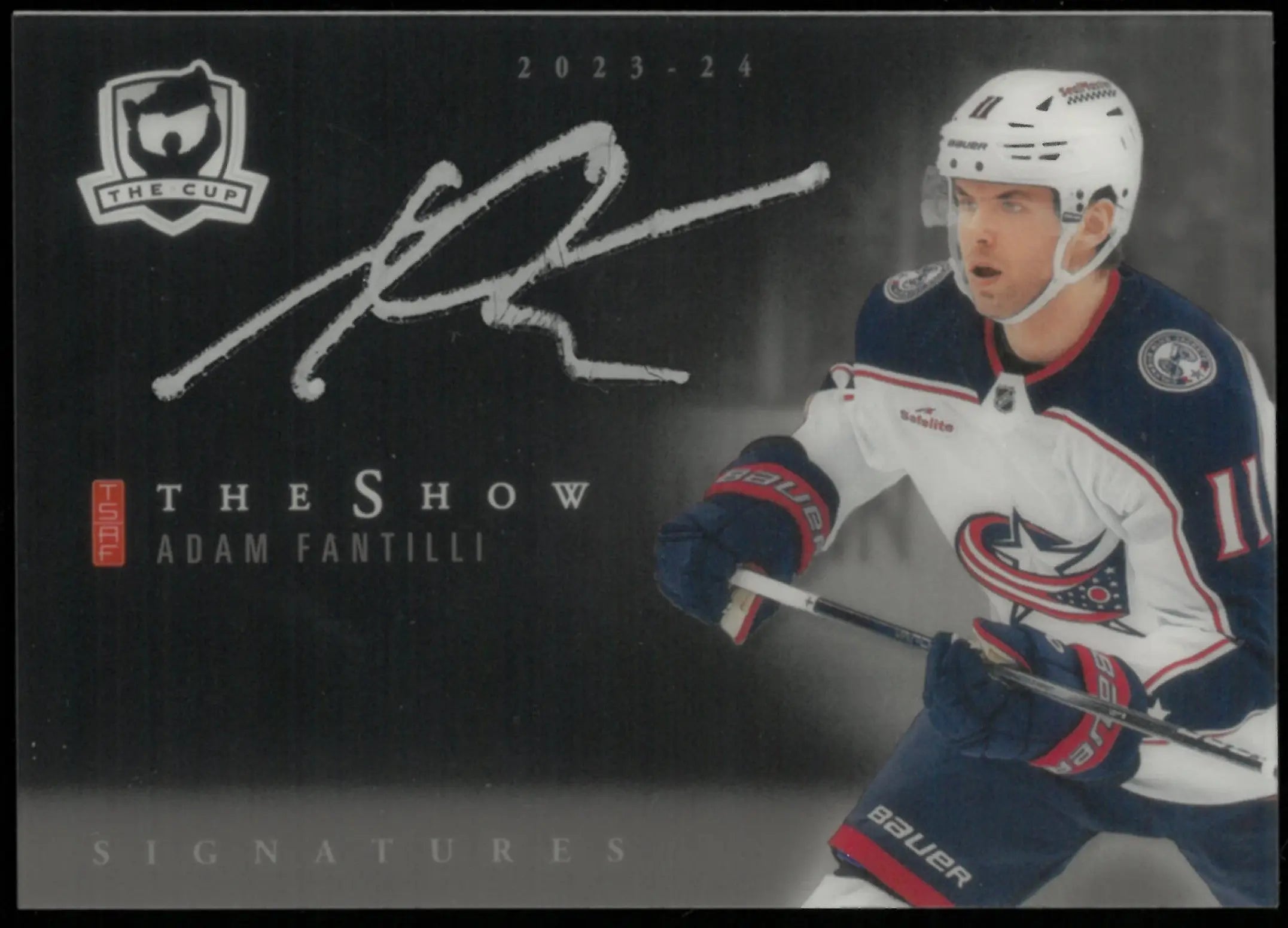 2023-24 UD The Cup Hockey Adam Fantilli RC Rookie The Show Auto 