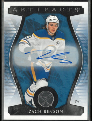 2023-24 Upper Deck Artifacts Hockey Auto Zach Benson 