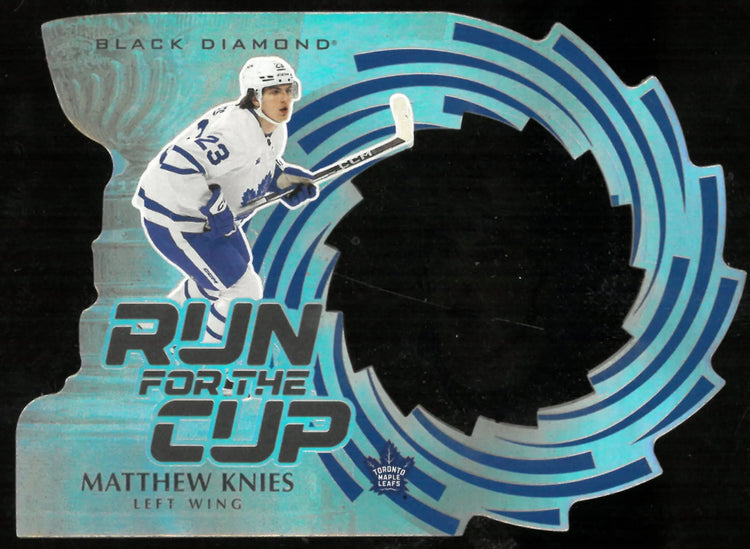 2023-24 Upper Deck Black Diamond Run For The Cup Matthew Knies /99 