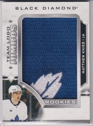 2023-24 Upper Deck Black Diamond Team Logo Jumbos Patch Rookie Matthew Knies RC 