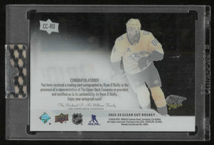 2023-24 Upper Deck Clear Cut Hockey Autograph Ryan O'Reilly Auto 