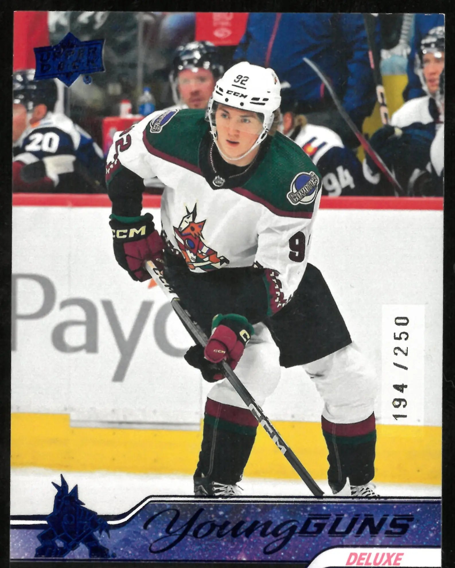 2023-24 Upper Deck Extended Series Young Guns Deluxe Logan Cooley RC Rookie  /250 