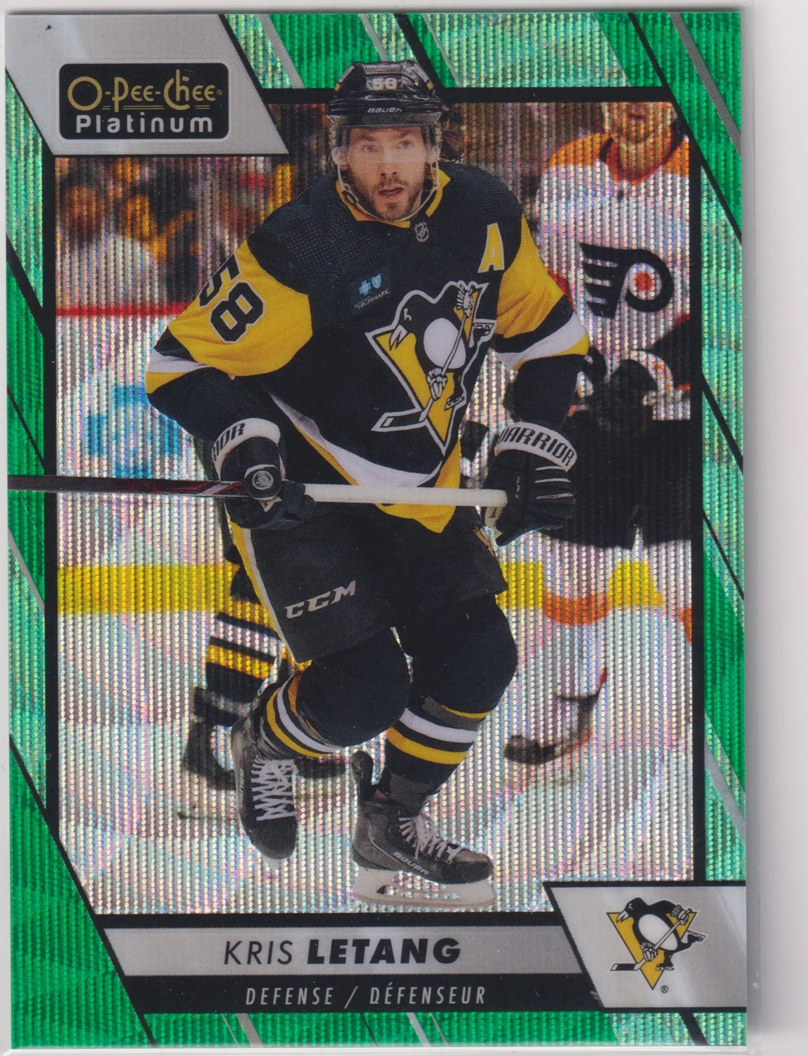 2023-24 Upper Deck O-Pee-Chee Platinum Kris Letang Emerald Surge /10 