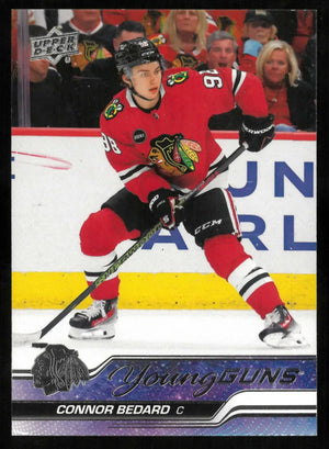 2023-24 Upper Deck Series 2 Hockey Rookie Young Guns Connor Bedard RC 