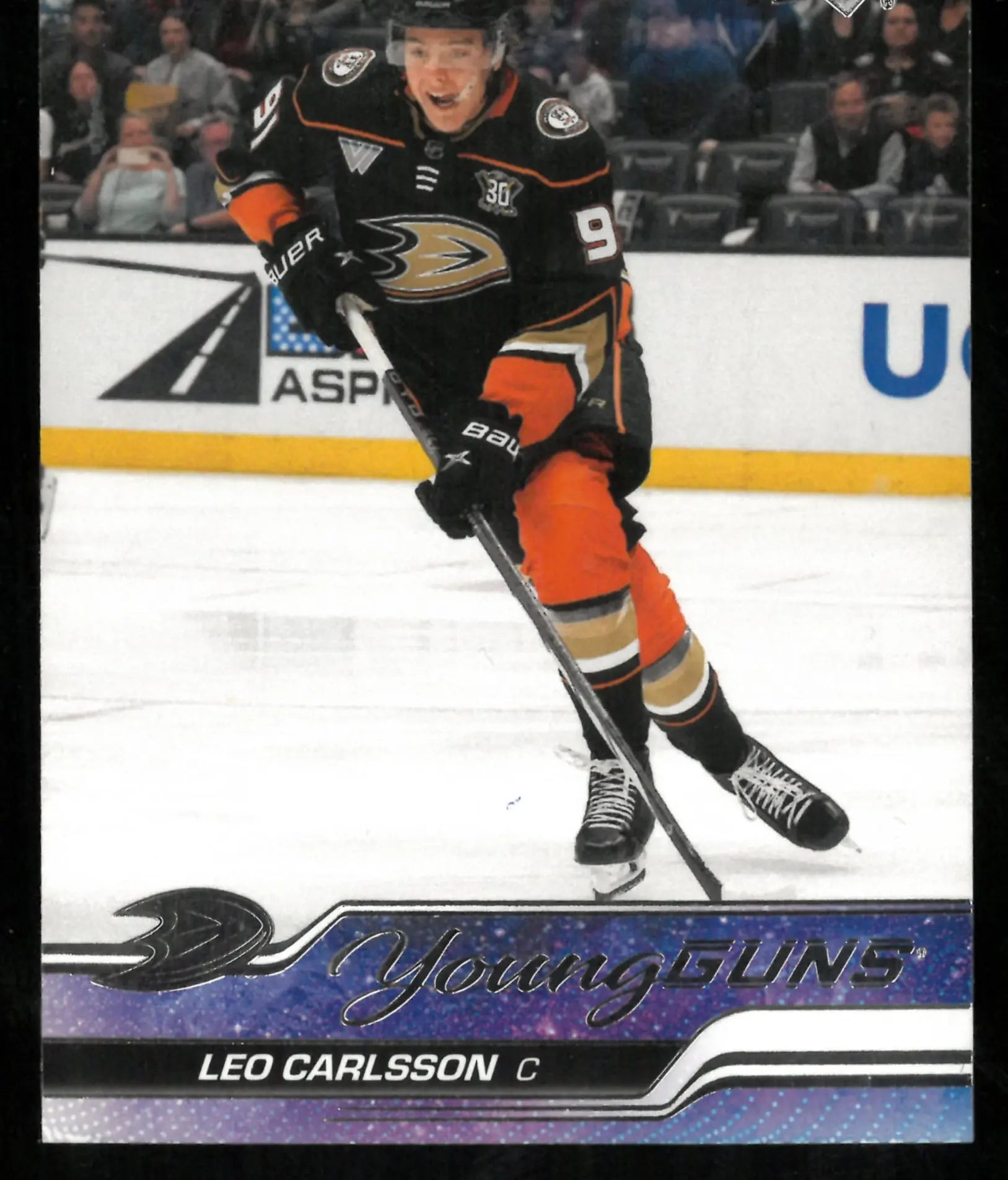 2023-24 Upper Deck Series 2 Leo Carlsson Young Guns RC Rookie 