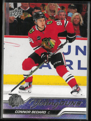 2023-24 Upper Deck Series 2 Young Guns Rookie Connor Bedard RC 