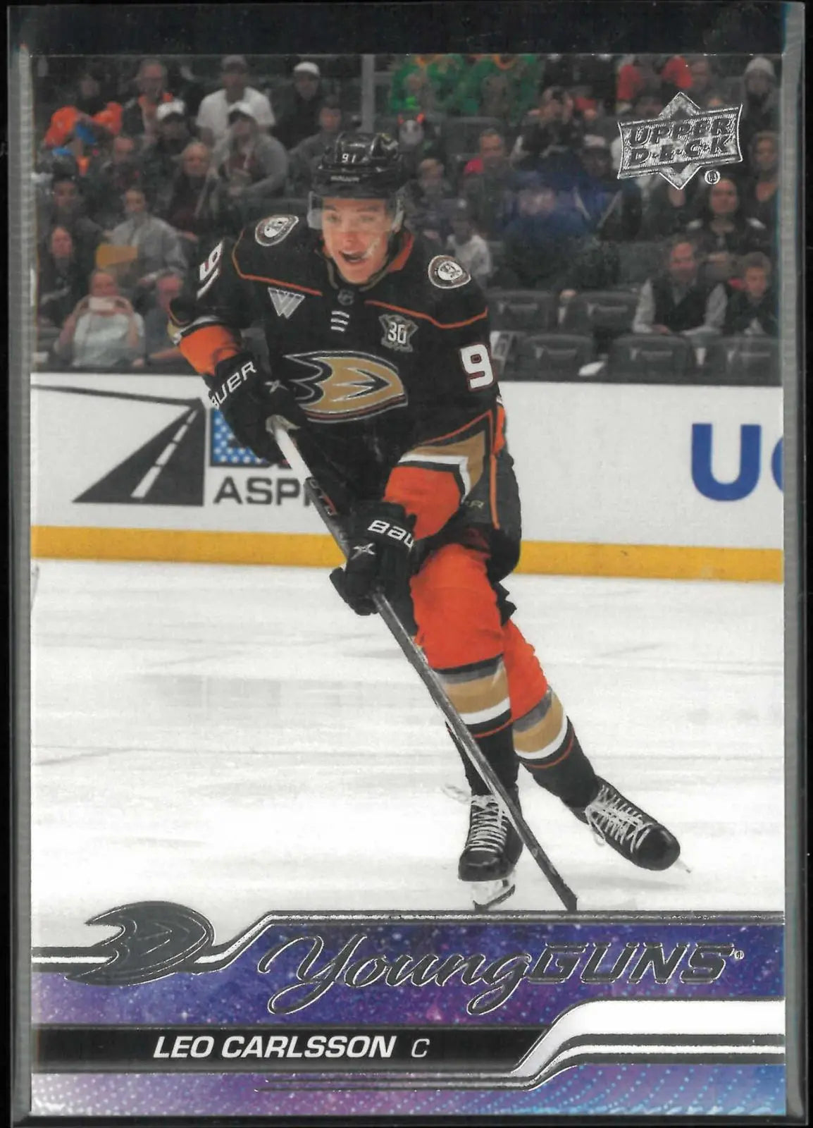 2023-24 Upper Deck Series 2 Young Guns Rookie Leo Carlsson RC 