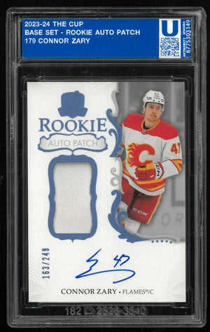 2023-24 Upper Deck The Cup Connor Zary RC Rookie Patch Auto /249 