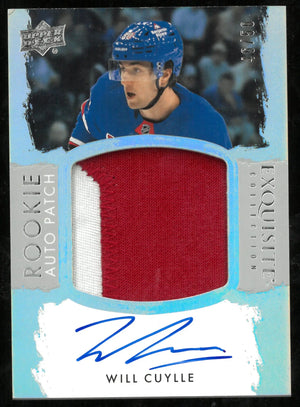 2023-24 Upper Deck The Cup Exquisite Rookie Patch Auto Will Cuylle /50 
