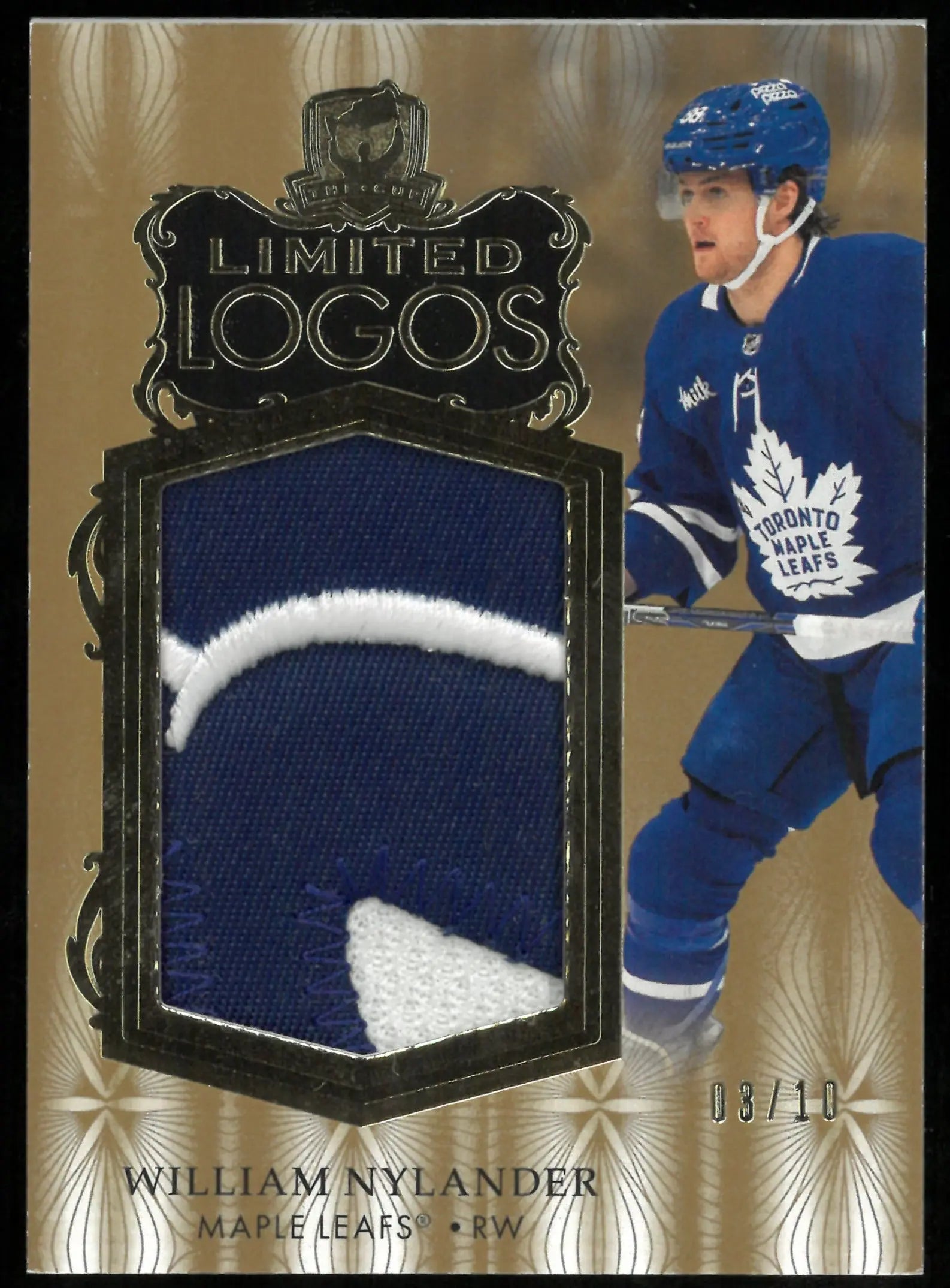 2023-24 Upper Deck The Cup Gold Limited Logos William Nylander /10 