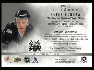 2023-24 Upper Deck The Cup Peter Bondra The Show Auto SP 