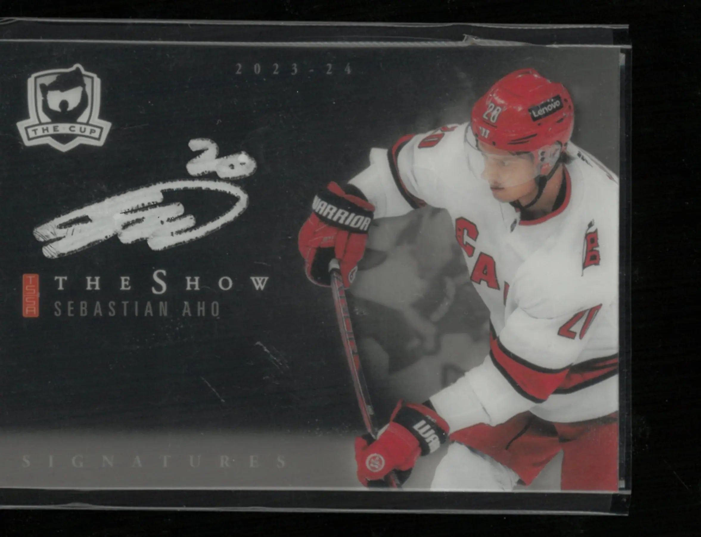 2023-24 Upper Deck The Cup The Show Sebastian Aho Autograph 