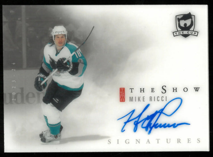 2023-24 Upper Deck The Cup The Show Signatures Auto Mike Ricci 