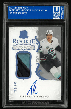 2023-24 Upper Deck The Cup Tye Kartye RC Rookie Patch Auto /249 
