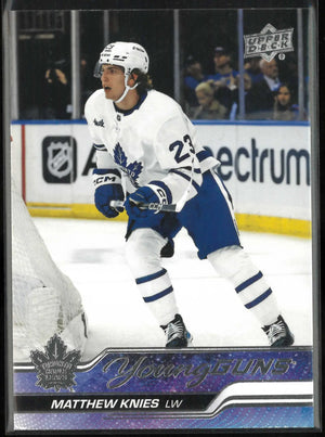 2023-24 Upper Deck #222 Matthew Knies Young Guns Rookie 