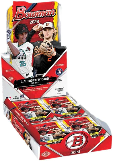 2023 Bowman Baseball Hobby Box By The Pack — Mintink Trading Cards & Live  Experience