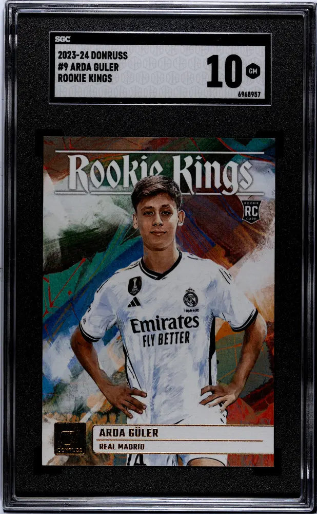 2023 Donruss Soccer Arda Guler RC Rookie Kings SGC 10 