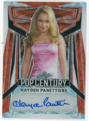 2023 Leaf Trading Pop Century Autograph Hayden Panettiere Auto Orange /2 