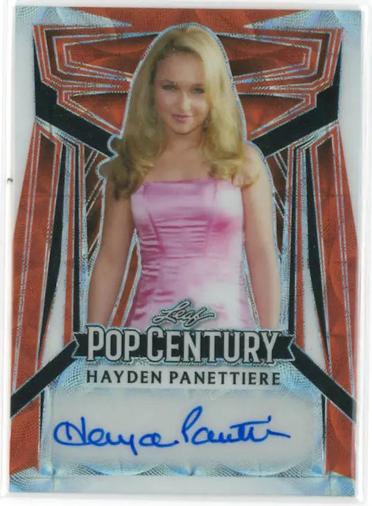 2023 Leaf Trading Pop Century Autograph Hayden Panettiere Auto Orange /2 
