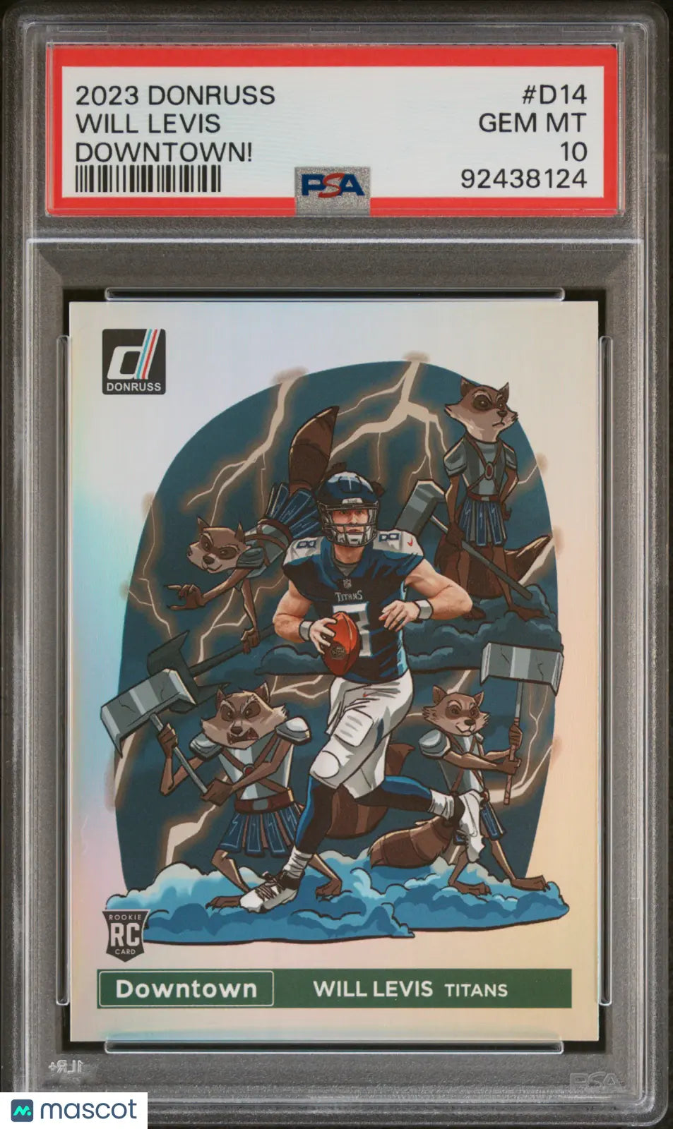 2023 Panini Donruss Downtown! Will Levis Rookie RC PSA 10 