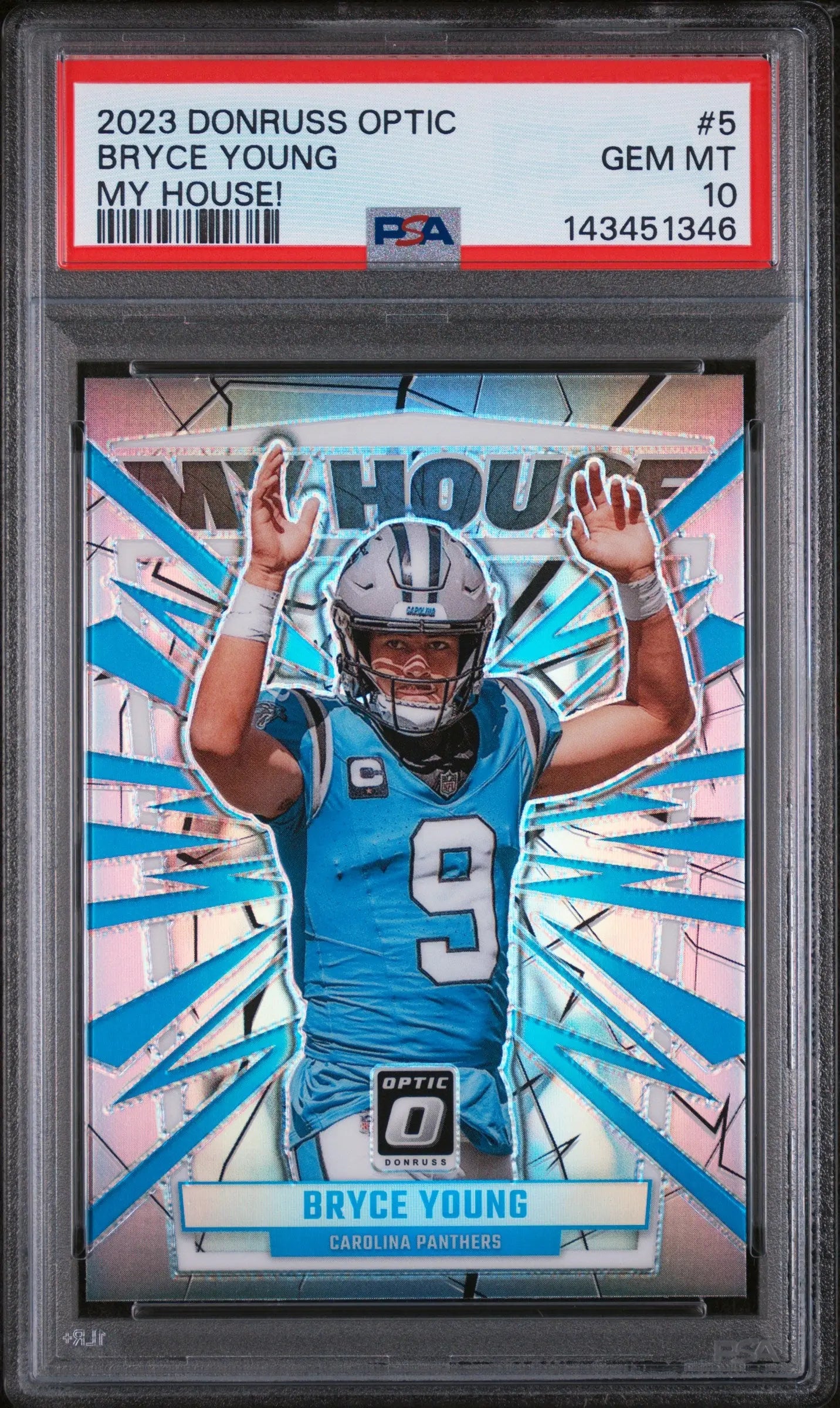 2023 Panini Donruss Optic My House! Rookie Bryce Young RC PSA 10 